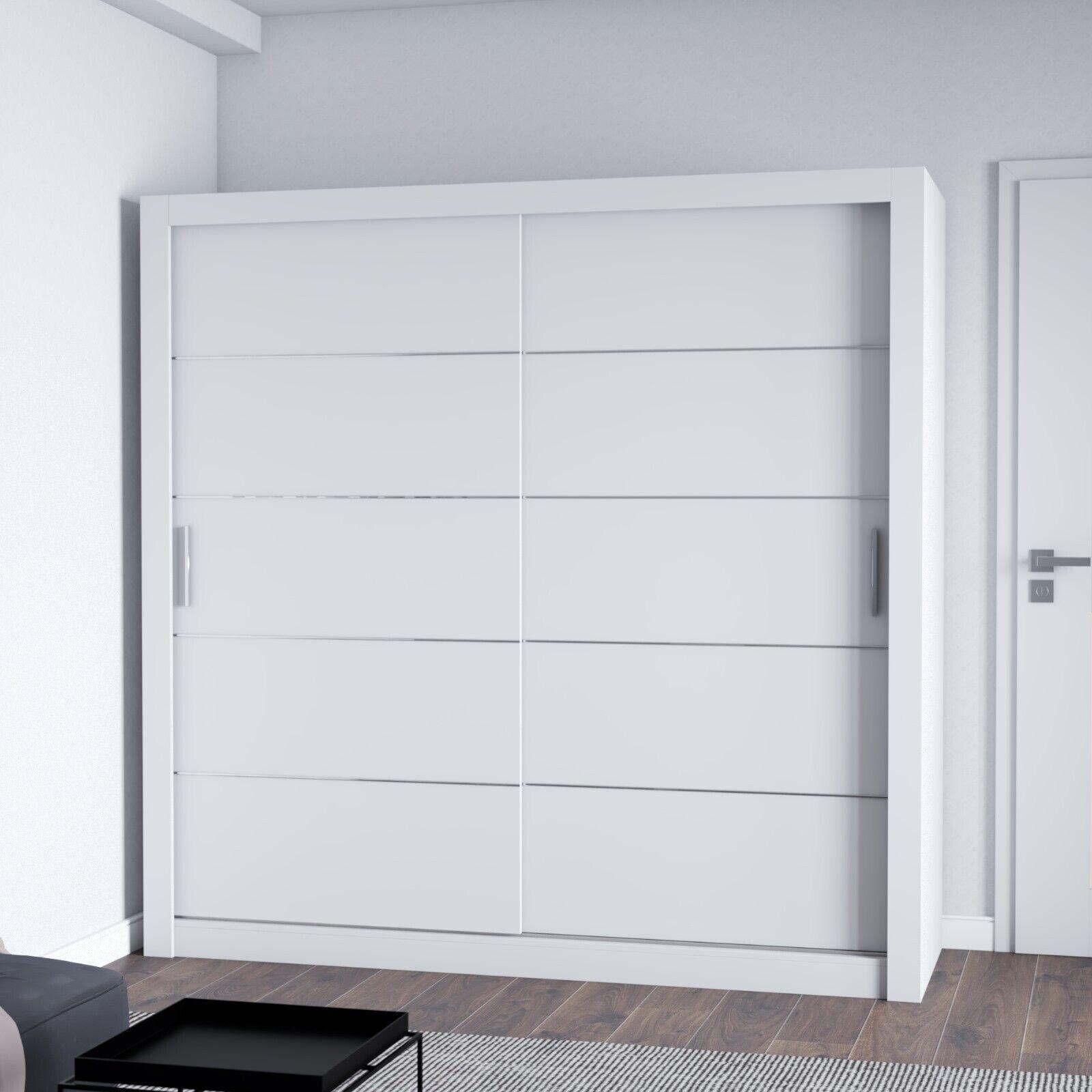 LEXISS Sliding Door Wardrobe – Modern Bedroom Storage & Closet Organizer