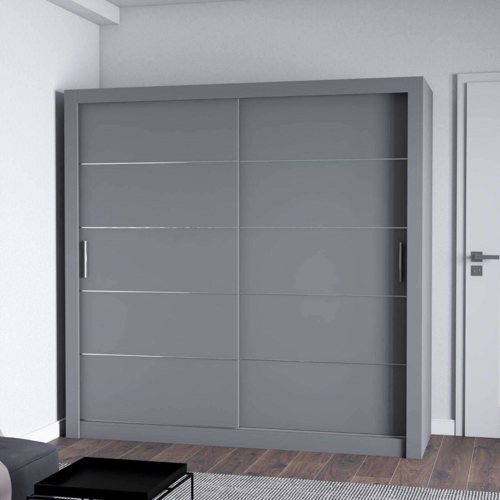 LEXISS Sliding Door Wardrobe – Modern Bedroom Storage & Closet Organizer